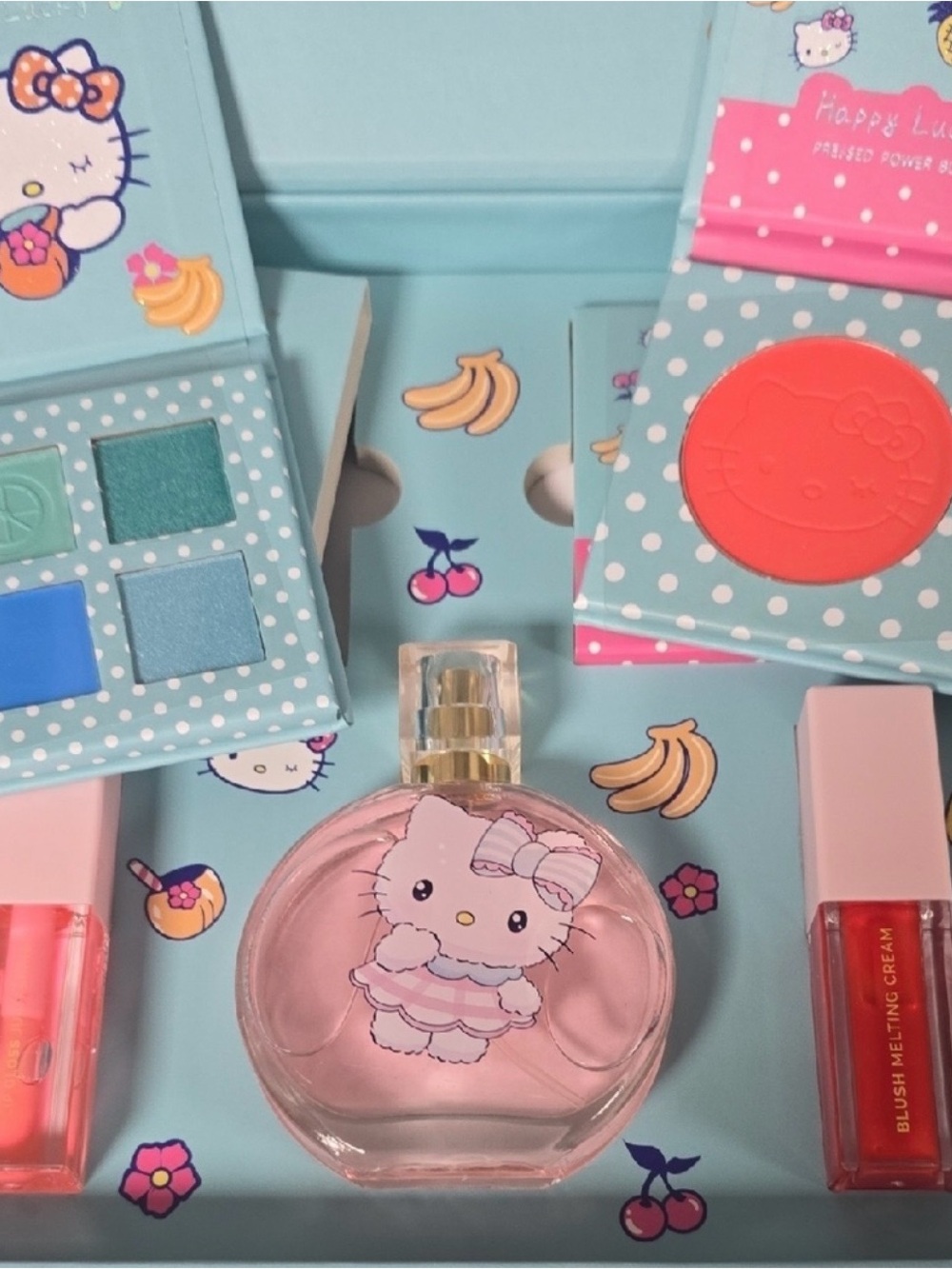 Hello Kitty Lip Gloss & Balm Set - Pink, Aqua, Coral - Picture 4 of 4